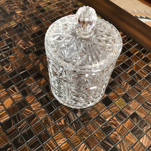 CUT GLASS Decorative Jar - Picture 3 of 11